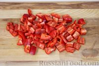 Фото приготовления рецепта: Баклажанная икра с помидорами и перцем (на зиму) - шаг №5