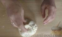 Фото приготовления рецепта: Деревенские лепёшки на кефире, с грушей - шаг №9