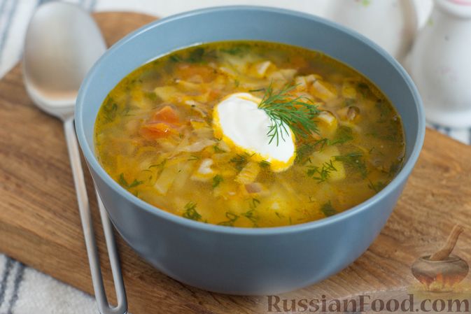 Рецепт супа-пюре из вешенок
