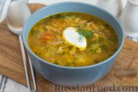 Фото к рецепту: Овощной суп с вешенками