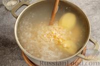 Фото приготовления рецепта: Гороховый суп со свининой и овощами - шаг №4