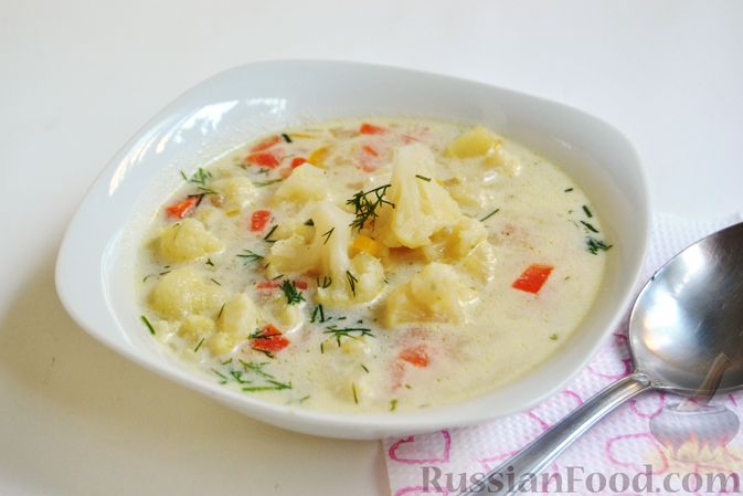 Вкусный картофельный суп с цветной капустой: рецепт приготовления
