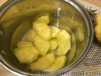 Фото приготовления рецепта: Желе из свежего ананаса - шаг №3
