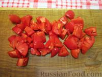 Фото приготовления рецепта: Салат из запечённых овощей с рисом - шаг №8