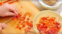 Фото приготовления рецепта: Запеканка из макарон с фаршем и баклажанами, в итальянском стиле - шаг №6