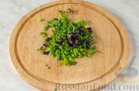 Фото приготовления рецепта: Сырное печенье "Треугольники" с зеленью и чесноком - шаг №5