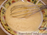 Фото приготовления рецепта: Хоткейки - американские оладьи на молоке - шаг №5