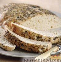 Фото к рецепту: Плоский хлеб с маком