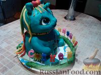 Фото приготовления рецепта: МК торт "Пони Радуга" (пошагово) - шаг №21