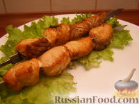 Фото приготовления рецепта: Шашлык из семги - шаг №9