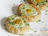 Фото к рецепту: Котлеты-лодочки с сыром и перепелиными яйцами