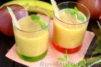Фото приготовления рецепта: Яблочно-банановый смузи с зелёным чаем - шаг №10
