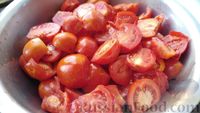 Фото приготовления рецепта: Салат из баклажанов с фасолью - шаг №8
