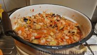 Фото приготовления рецепта: Салат из баклажанов с фасолью - шаг №11