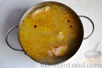 Фото приготовления рецепта: Суп со свиными рёбрышками и ячневой крупой - шаг №14