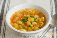 Фото к рецепту: Пряный суп с нутом и цветной капустой