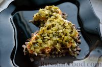Фото приготовления рецепта: Новогодний салат с языком и грибами «Весёлая крыса» - шаг №22