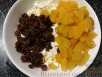 Фото приготовления рецепта: Тосты с творогом и консервированными персиками - шаг №6