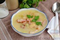 Фото к рецепту: Фасолевый суп с копчёным мясом