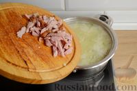 Фото приготовления рецепта: Фасолевый суп с копчёным мясом - шаг №11