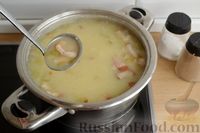 Фото приготовления рецепта: Фасолевый суп с копчёным мясом - шаг №12