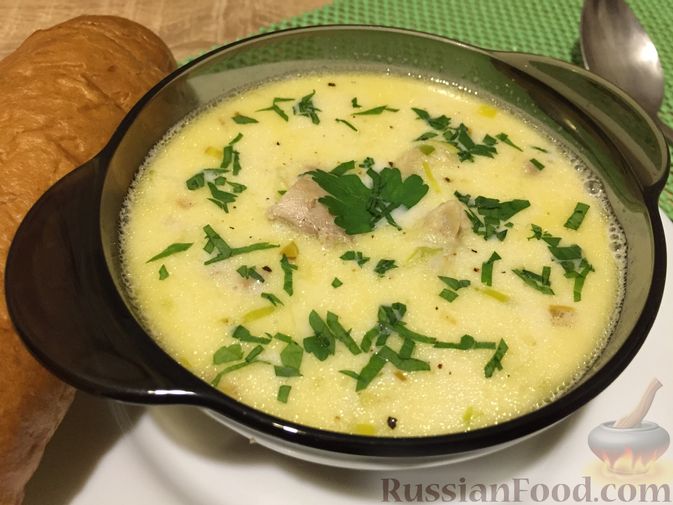 Рыбный суп с плавленым сыром и рисом — рецепты | Дзен