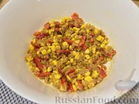 Фото приготовления рецепта: Салат из кукурузы и тунца - шаг №8