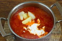 Фото приготовления рецепта: Томатный крем-суп - шаг №9