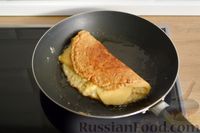 Фото приготовления рецепта: Овсяноблин с сыром - шаг №6
