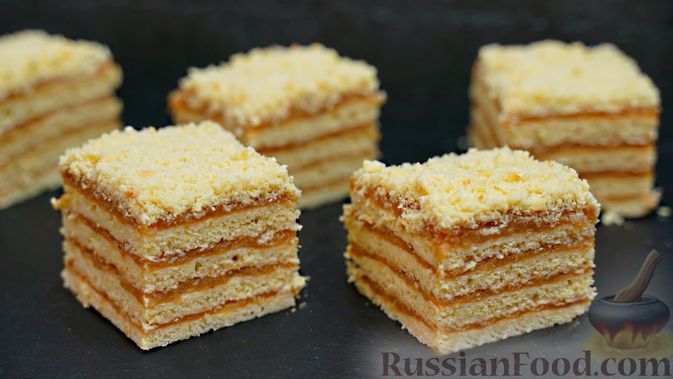 Песочный пирог с вареньем /джемом, советская классика - пошаговый рецепт с фото