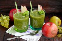 Фото к рецепту: Смузи с виноградом, яблоком и грушей