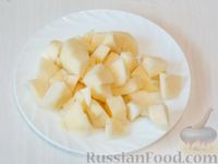 Фото приготовления рецепта: Яблочно-банановый смузи с виноградом - шаг №3