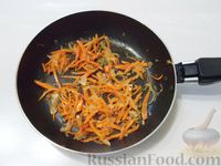 Фото приготовления рецепта: Мясной салат "Крыска" с языком и ветчиной - шаг №6