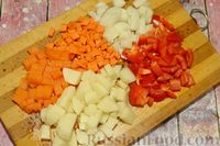 Фото приготовления рецепта: Айнтопф "Осенний" с тыквой, сладким перцем и кукурузой - шаг №3