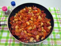 Фото приготовления рецепта: Салат с тунцом, фетой и помидорами - шаг №11