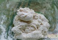 Фото приготовления рецепта: Хычин с сыром и картофелем (пресный пирог) - шаг №6