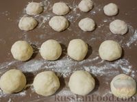 Фото приготовления рецепта: Хычин с сыром и картофелем (пресный пирог) - шаг №10