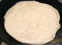 Фото приготовления рецепта: Хычин с сыром и картофелем (пресный пирог) - шаг №16