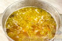 Фото приготовления рецепта: Фасолевый суп с копченой грудинкой - шаг №9