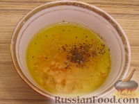 Фото приготовления рецепта: Рисовый салат с апельсинами и кедровыми орехами - шаг №8
