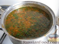 Фото приготовления рецепта: Постный суп харчо - шаг №15