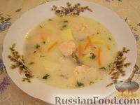 Фото приготовления рецепта: Рыбный суп "Финские мотивы" - шаг №13