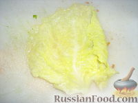 Фото приготовления рецепта: Голубцы из савойской капусты с мясо-грибной начинкой - шаг №10