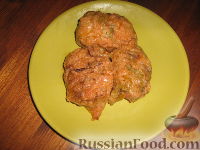 Фото приготовления рецепта: Голубцы из савойской капусты с мясо-грибной начинкой - шаг №20