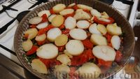 Фото приготовления рецепта: Запеканка картофельная с потрохами - шаг №14