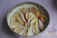 Фото приготовления рецепта: Яблочно-грушевый крамбл с мёдом и орехами - шаг №11