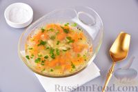 Фото к рецепту: Суп с куриным фаршем, гречкой и капустой