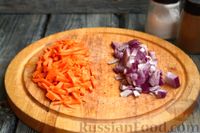 Фото приготовления рецепта: Овощной суп-пюре с сыром и гренками - шаг №3