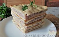 Фото приготовления рецепта: Фыдчин (пирог с мясом) - шаг №17