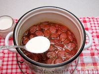 Фото приготовления рецепта: Фасолевый суп с колбасками - шаг №13